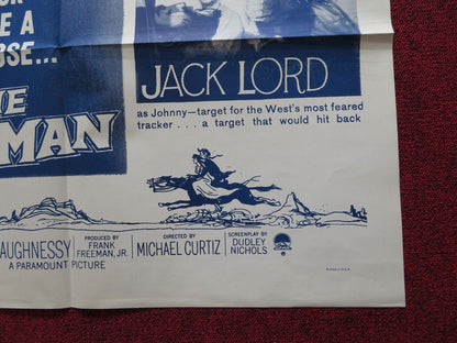 THE HANGMAN FOLDED US ONE SHEET POSTER ROBERT TAYLOR TINA LOUISE 1959 - Rendezvous Cinema