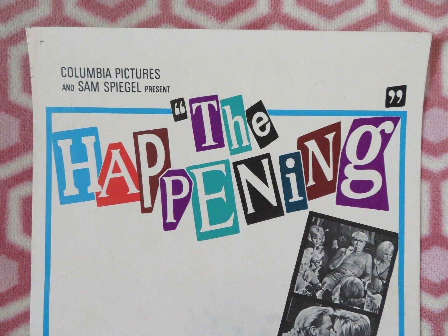 THE HAPPENING US INSERT (14"x 36") POSTER ANTHONY QUINN MICHAEL PARKS 1967 - Rendezvous Cinema