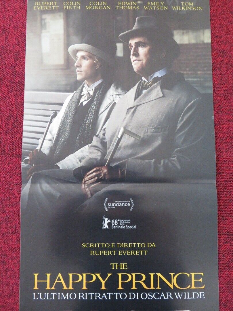 THE HAPPY PRINCE ITALIAN LOCANDINA (26.5"x12.5") POSTER OSCAR WILDE 2018 Rendezvous Cinema Movie posters