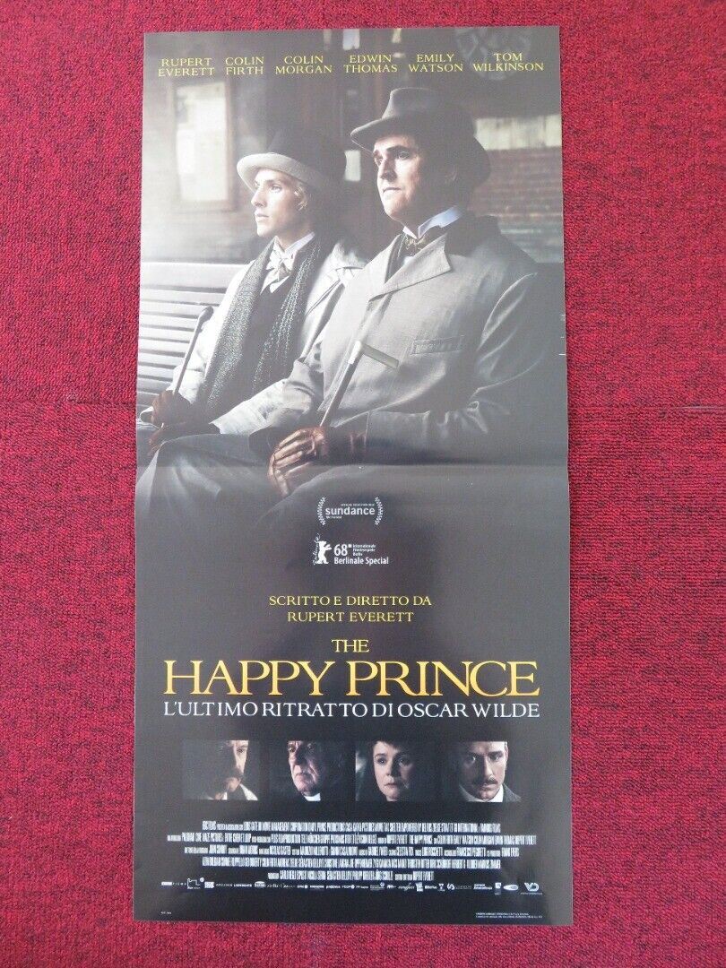 THE HAPPY PRINCE ITALIAN LOCANDINA (26.5"x12.5") POSTER OSCAR WILDE 2018 Rendezvous Cinema Movie posters