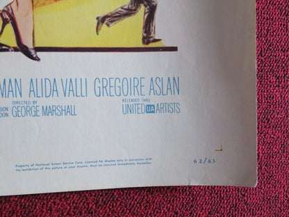 THE HAPPY THIEVES US HALF SHEET (22"x 28") POSTER RITA HAYWORTH 1962 Movie posters