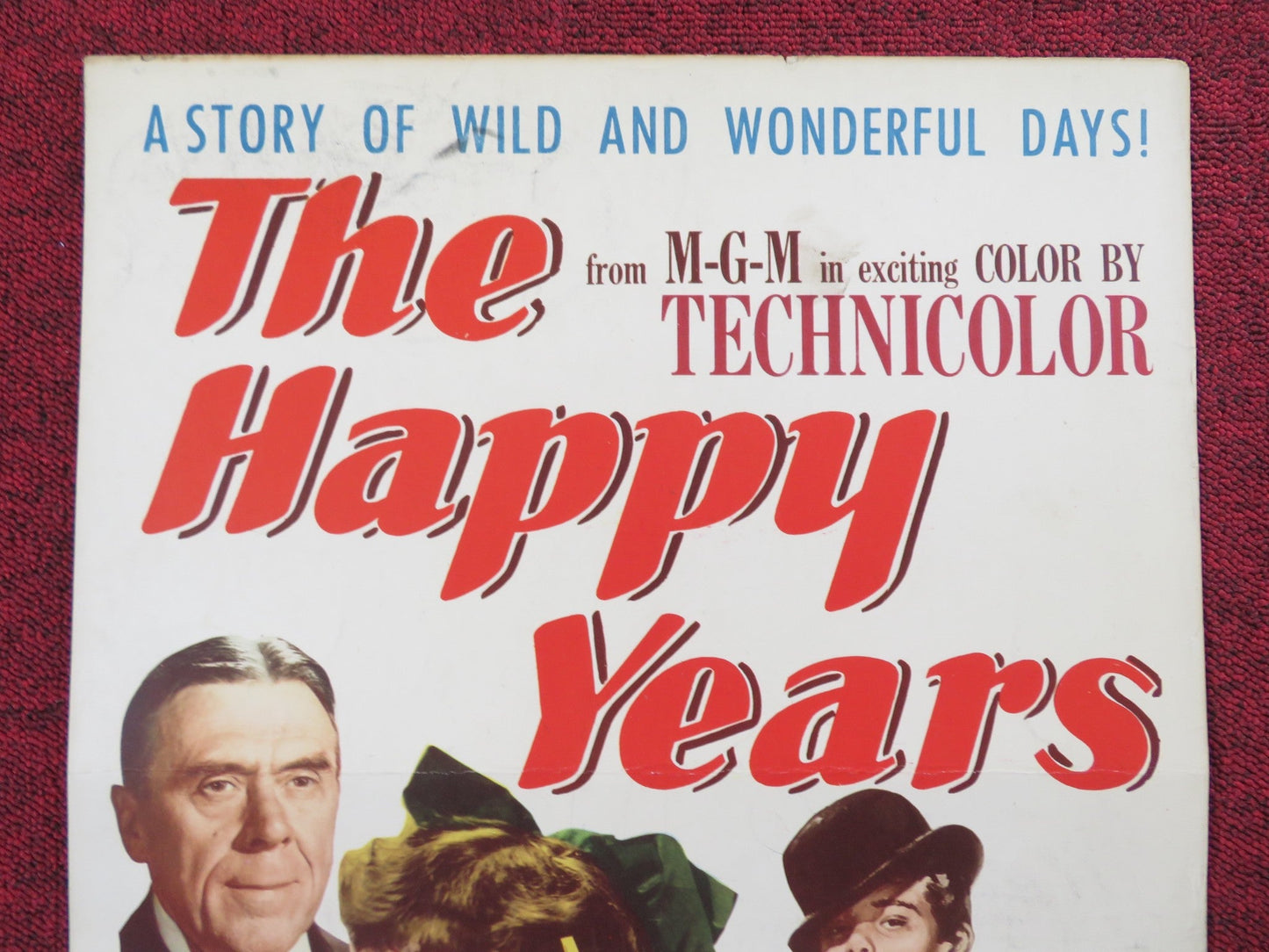THE HAPPY YEARS US INSERT (14"x 36") POSTER DEAN STOCKWELL DARRYL HICKMAN 1950 Rendezvous Cinema Movie posters