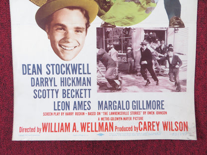 THE HAPPY YEARS US INSERT (14"x 36") POSTER DEAN STOCKWELL DARRYL HICKMAN 1950 Rendezvous Cinema Movie posters