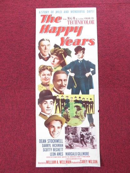 THE HAPPY YEARS US INSERT (14"x 36") POSTER DEAN STOCKWELL DARRYL HICKMAN 1950 Rendezvous Cinema Movie posters