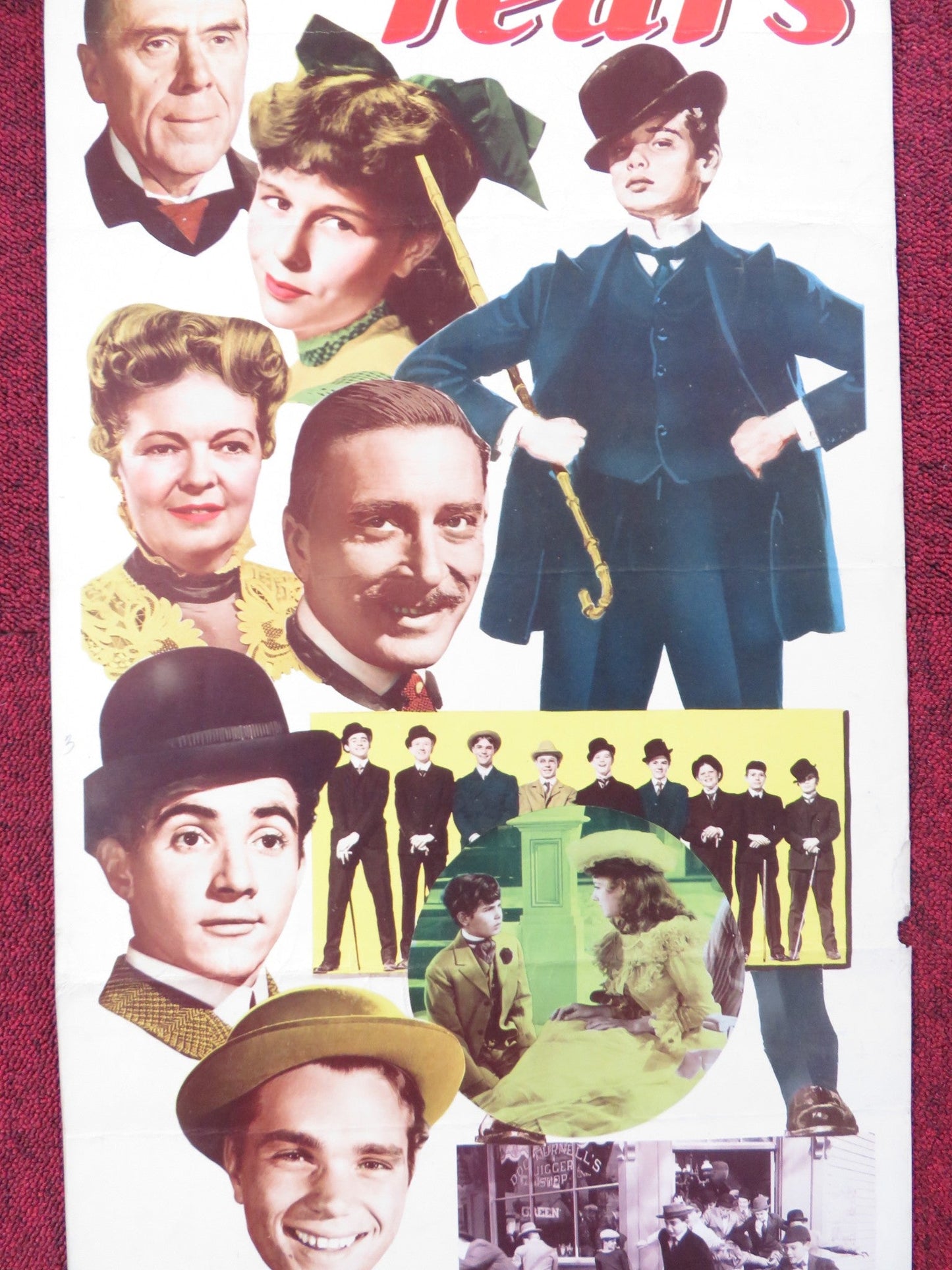 THE HAPPY YEARS US INSERT (14"x 36") POSTER DEAN STOCKWELL DARRYL HICKMAN 1950 Rendezvous Cinema Movie posters