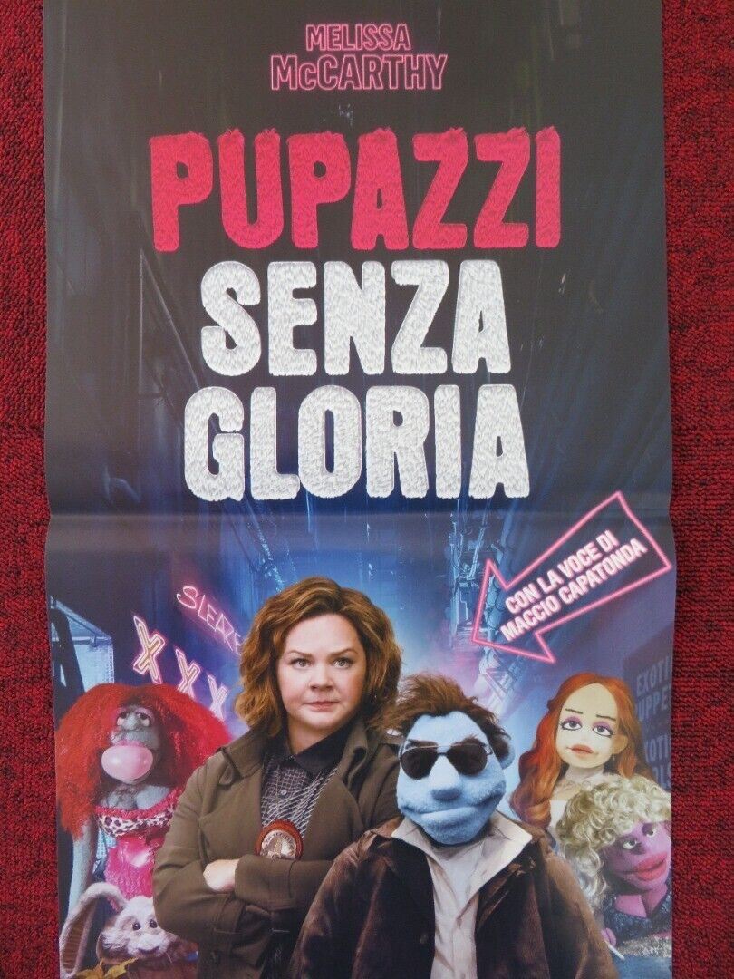 THE HAPPYTIME MURDERS ITALIAN LOCANDINA (26.5"x12.5") POSTER M MCCARTHY 2018 Rendezvous Cinema Movie posters