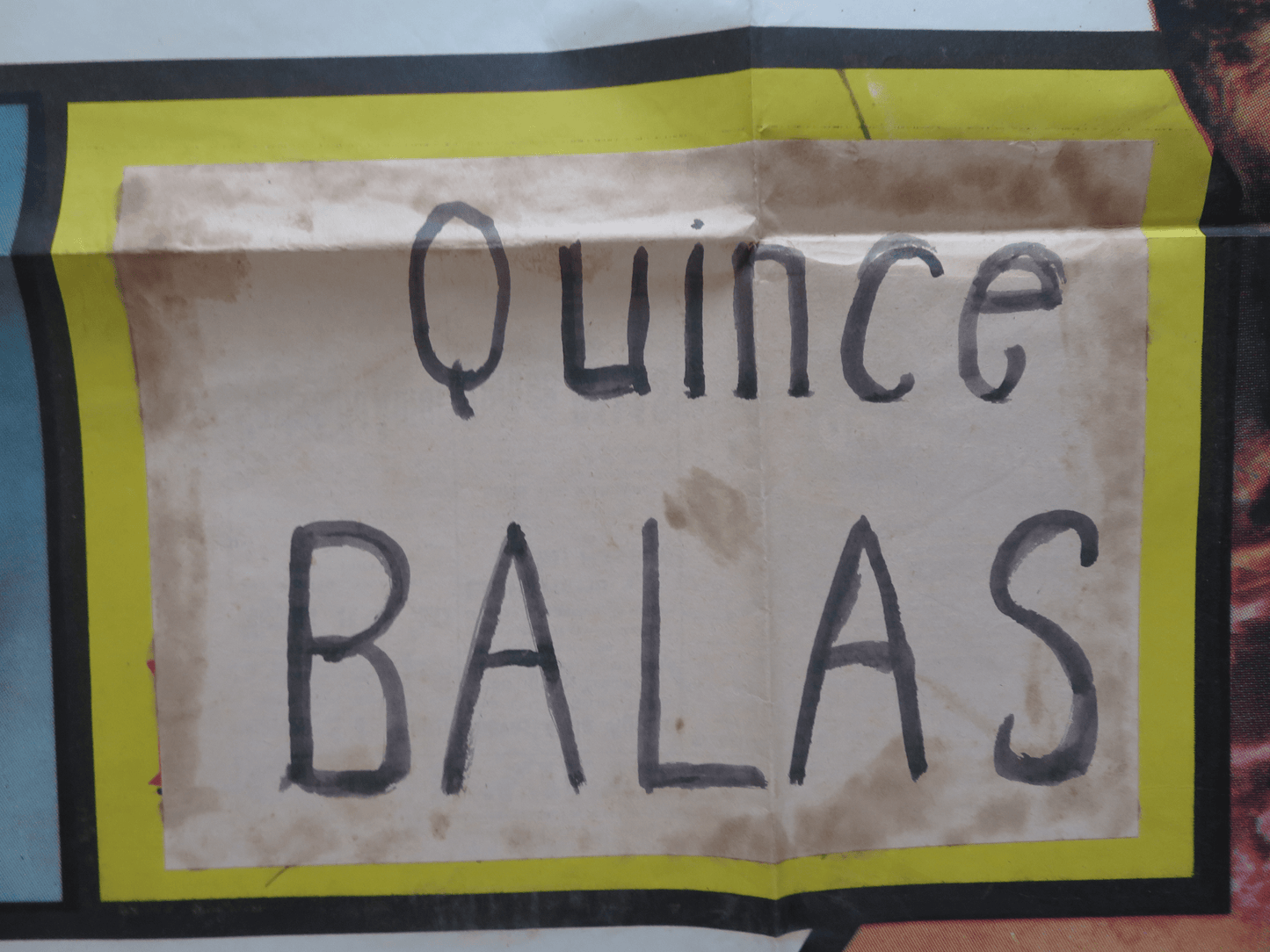 THE HARD MAN FOLDED ARGENTINA ONE SHEET POSTER GUY MADISON VALERIE FRENCH 1957 Rendezvous Cinema Movie posters