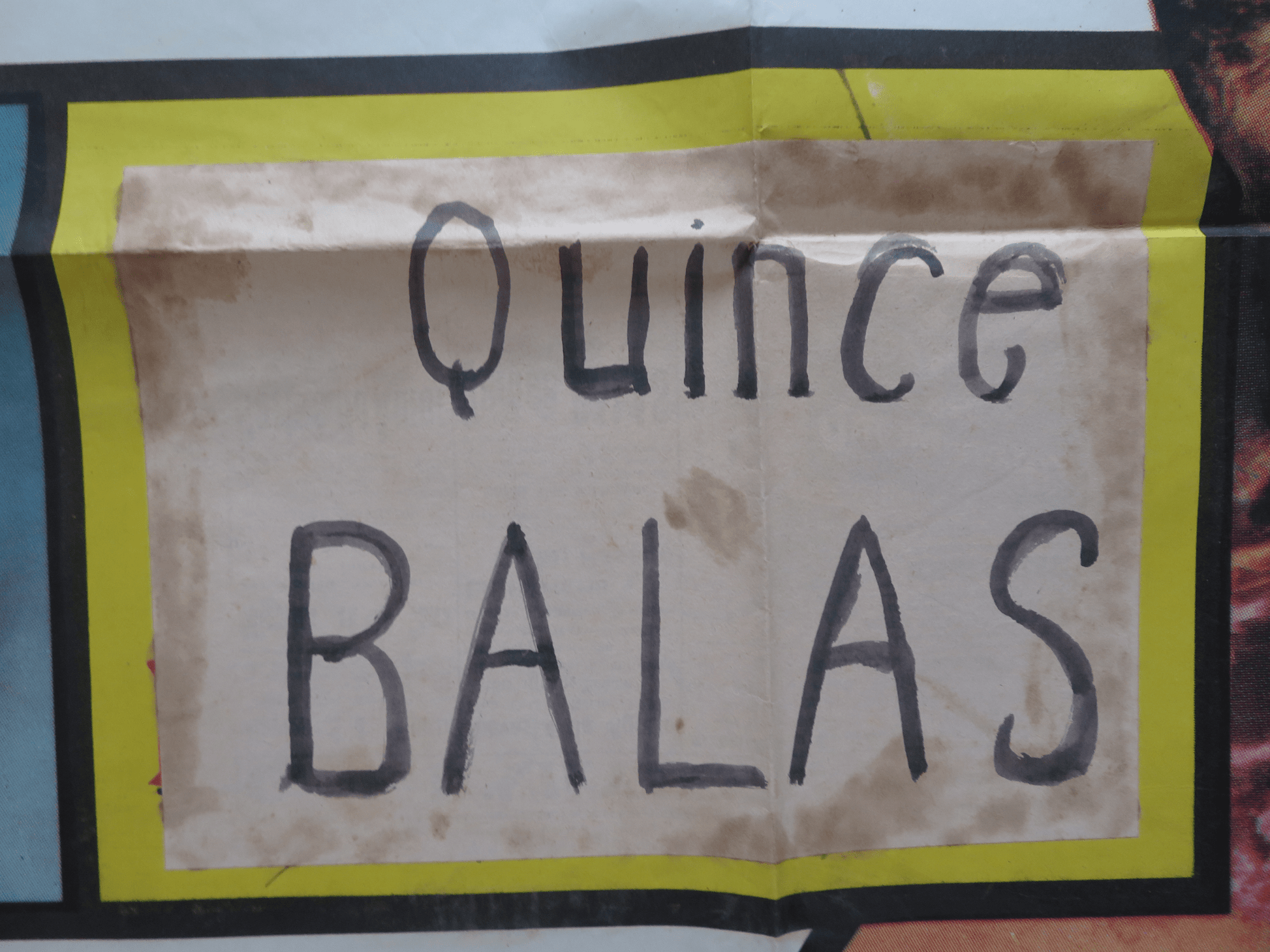 THE HARD MAN FOLDED ARGENTINA ONE SHEET POSTER GUY MADISON VALERIE FRENCH 1957 Rendezvous Cinema Movie posters