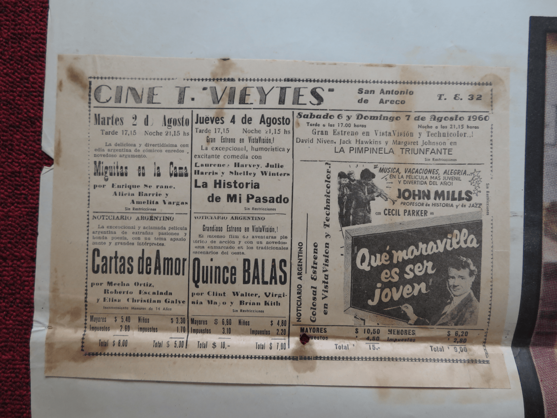 THE HARD MAN FOLDED ARGENTINA ONE SHEET POSTER GUY MADISON VALERIE FRENCH 1957 Rendezvous Cinema Movie posters