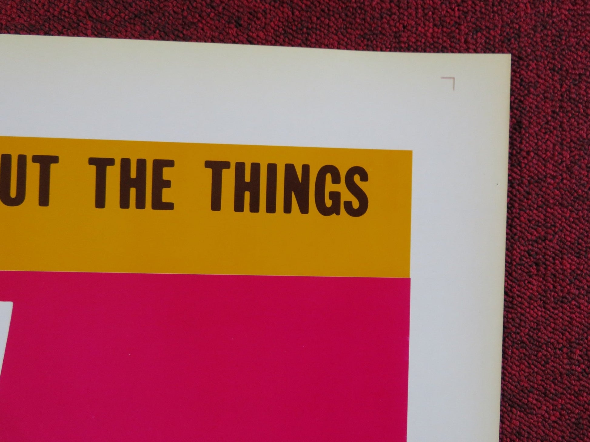 THE HARD ROAD FOLDED US ONE SHEET POSTER CONNIE NELSON JOHN ALDERMAN 1970 Rendezvous Cinema Movie posters