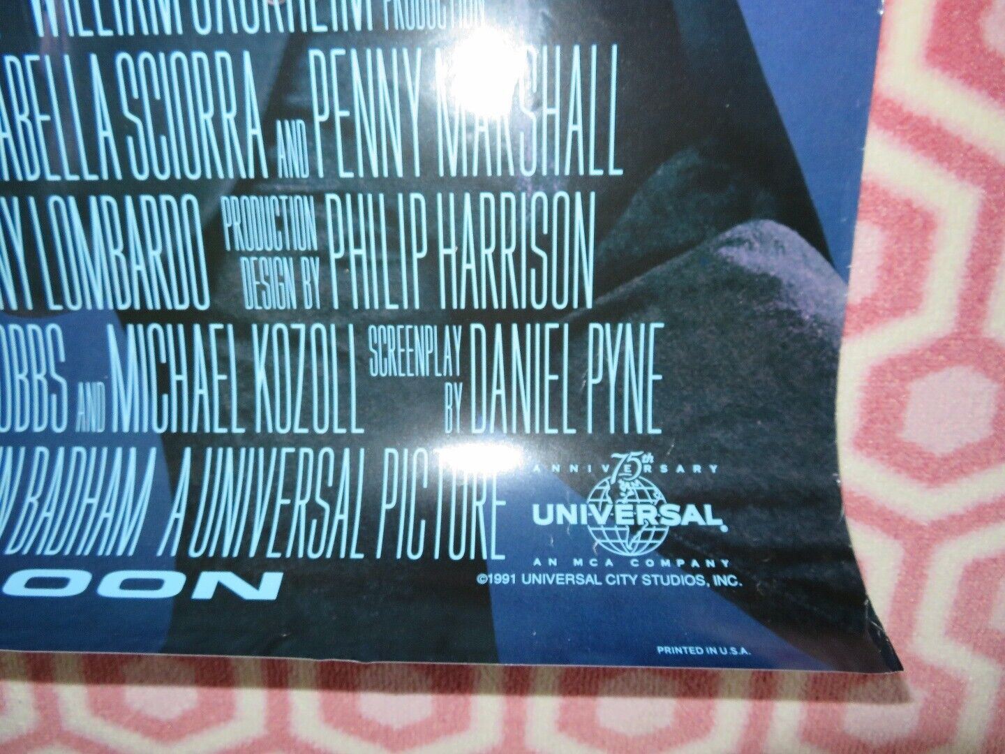 THE HARD WAY ONE SHEET ROLLED POSTER MICHAEL J.FOX JAMES WOODS 1991 - Rendezvous Cinema