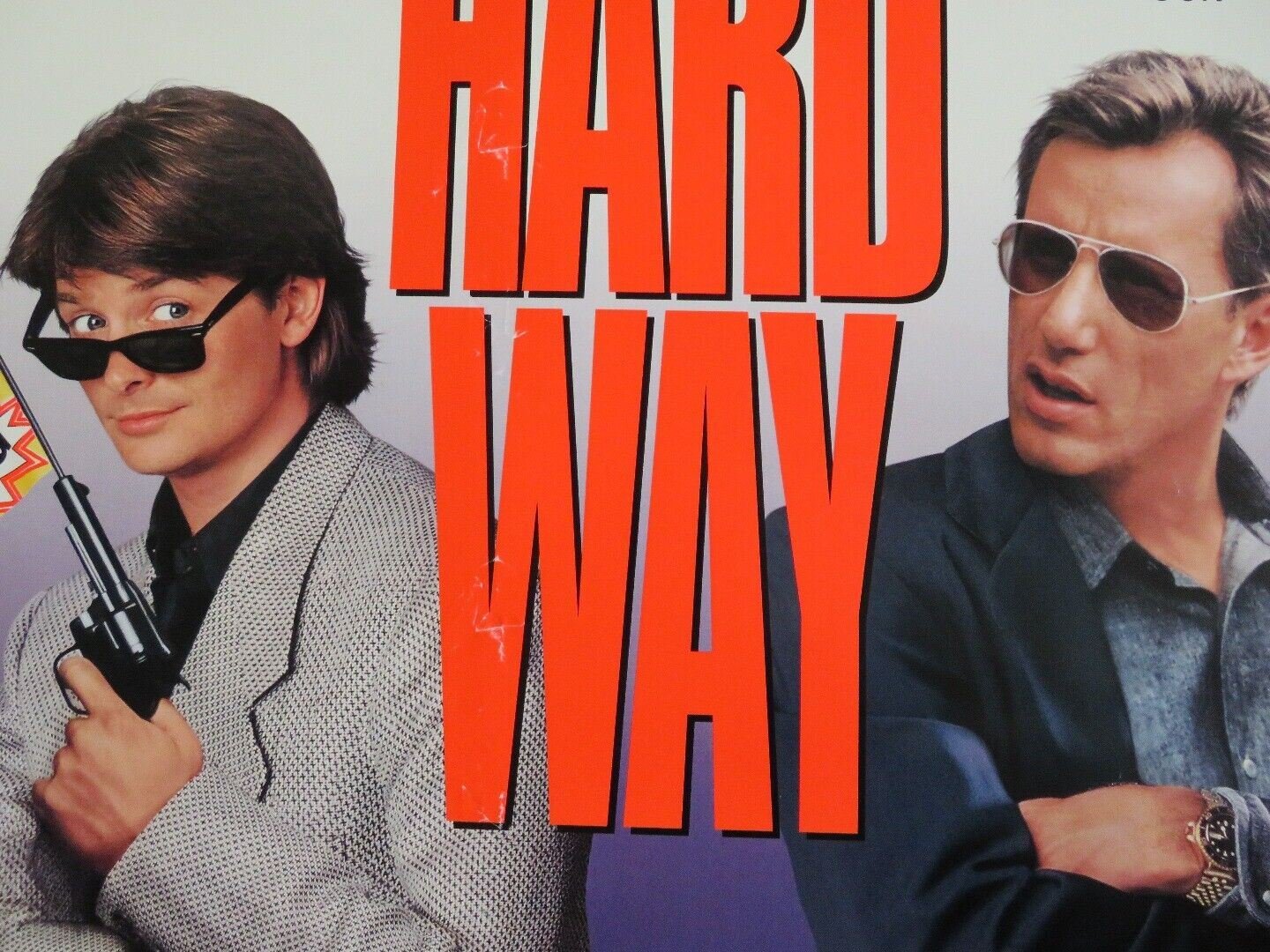 THE HARD WAY ONE SHEET ROLLED POSTER MICHAEL J.FOX JAMES WOODS 1991 - Rendezvous Cinema