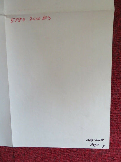 THE HARRAD EXPERIMENT FOLDED US ONE SHEET POSTER DON JOHNSON 1973 Movie posters