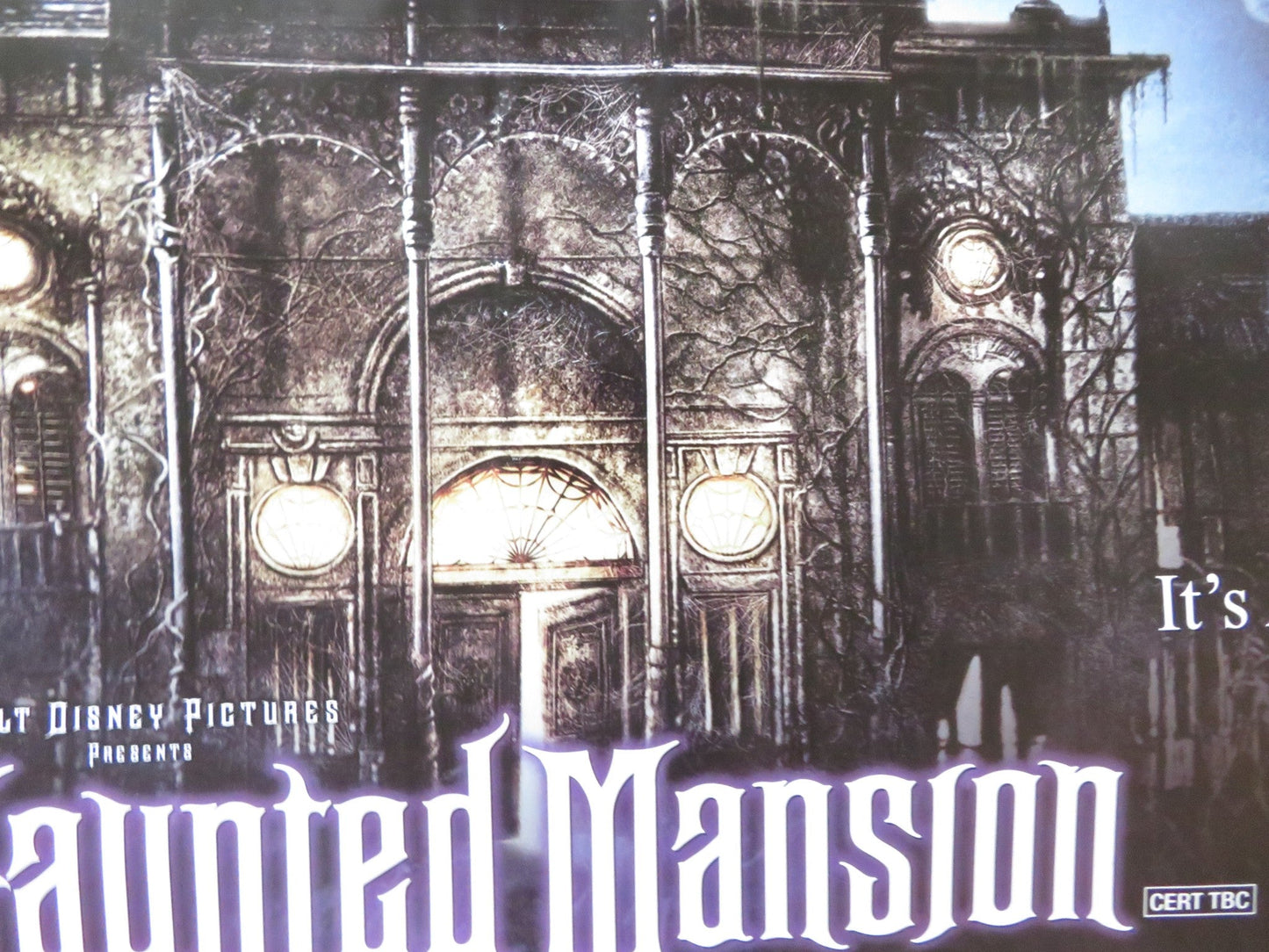 THE HAUNTED MANSION - B UK QUAD (30"x 40") ROLLED POSTER DISNEY E. MURPHY 2003 Rendezvous Cinema Movie posters