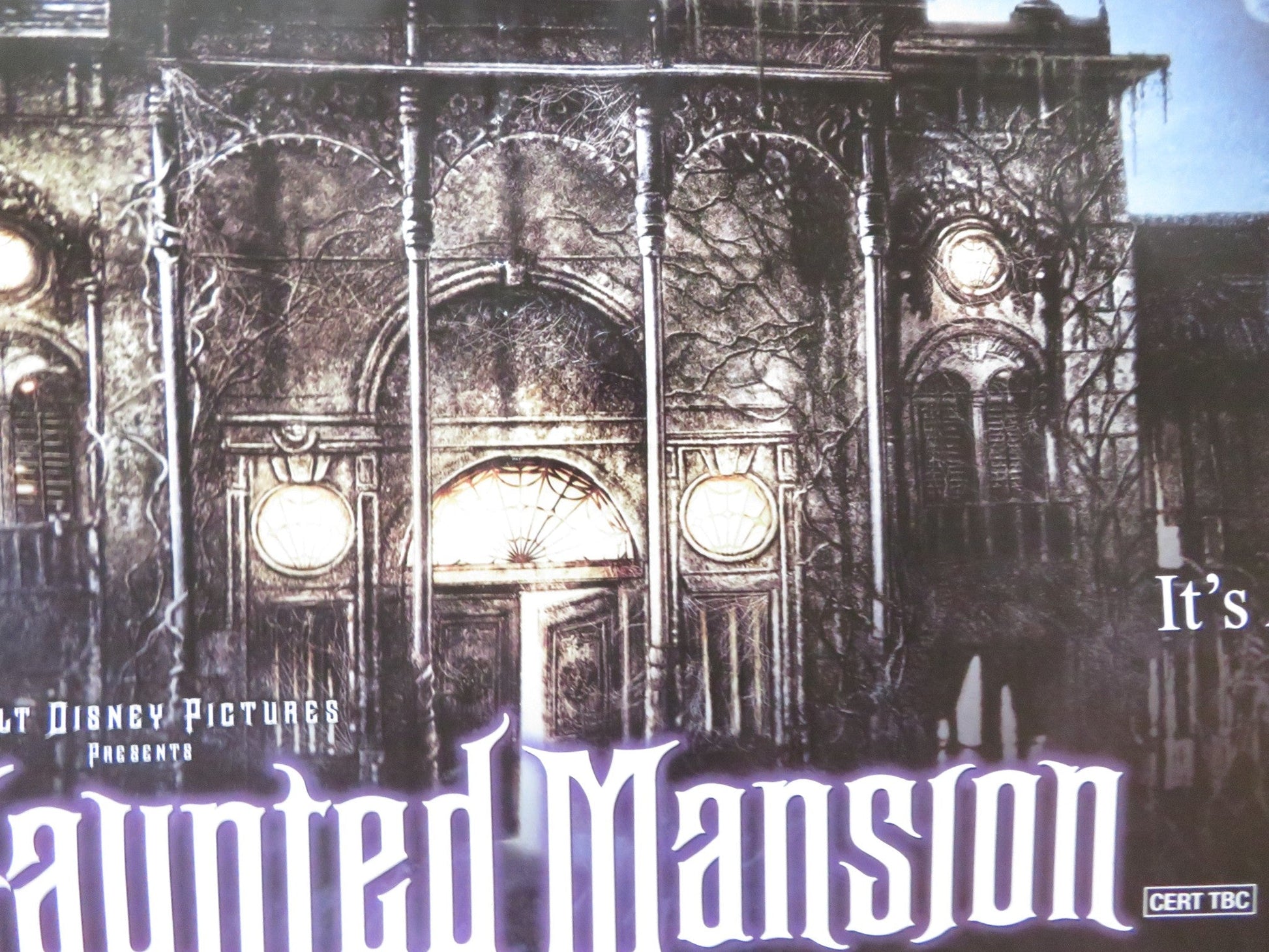 THE HAUNTED MANSION - B UK QUAD (30"x 40") ROLLED POSTER DISNEY E. MURPHY 2003 Rendezvous Cinema Movie posters