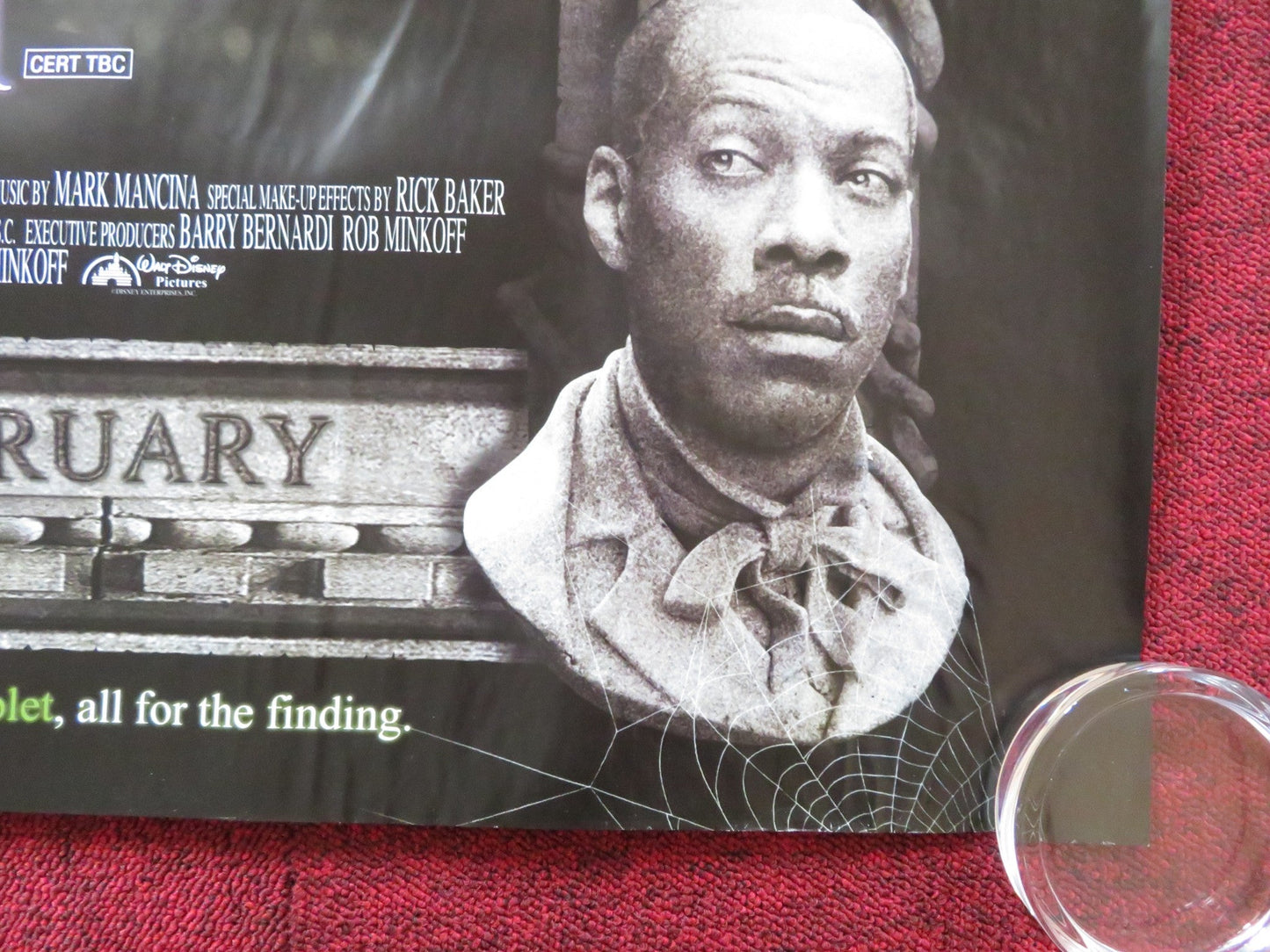 THE HAUNTED MANSION - C UK QUAD (30"x 40") ROLLED POSTER DISNEY E. MURPHY 2003 Rendezvous Cinema Movie posters