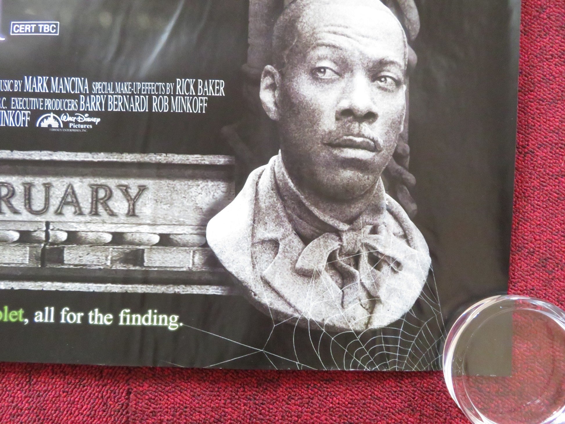 THE HAUNTED MANSION - C UK QUAD (30"x 40") ROLLED POSTER DISNEY E. MURPHY 2003 Rendezvous Cinema Movie posters