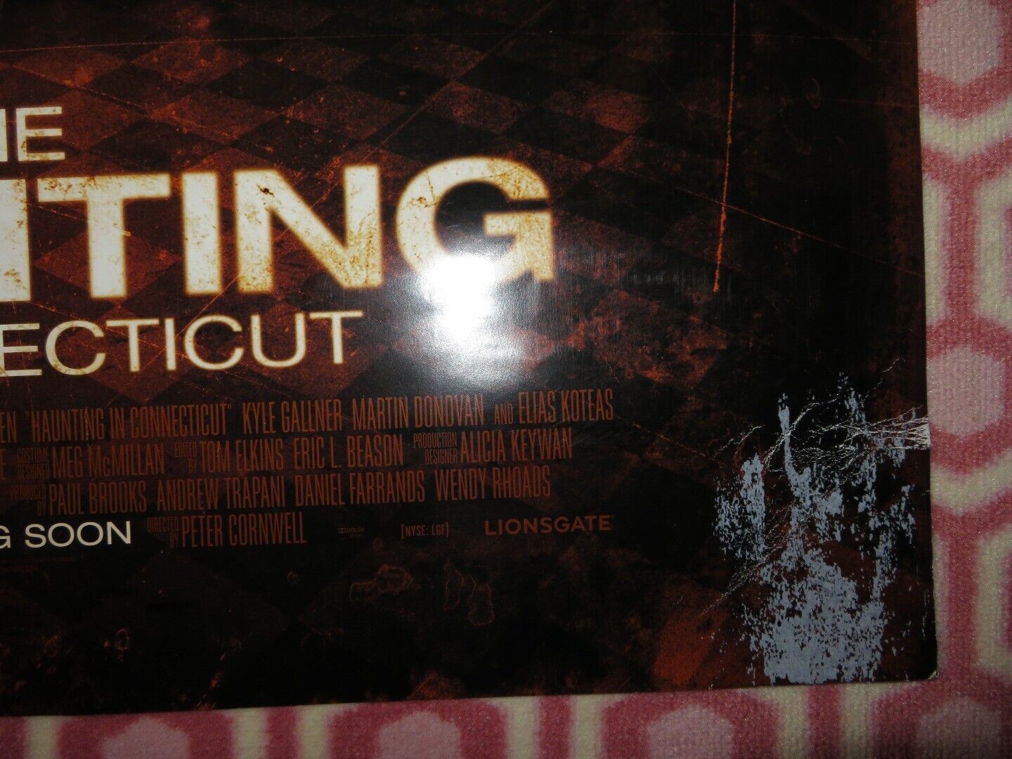 THE HAUNTING IN CONNECTICUT US ONE SHEET ROLLED POSTER PETER CORNWELL 2009 Movie posters