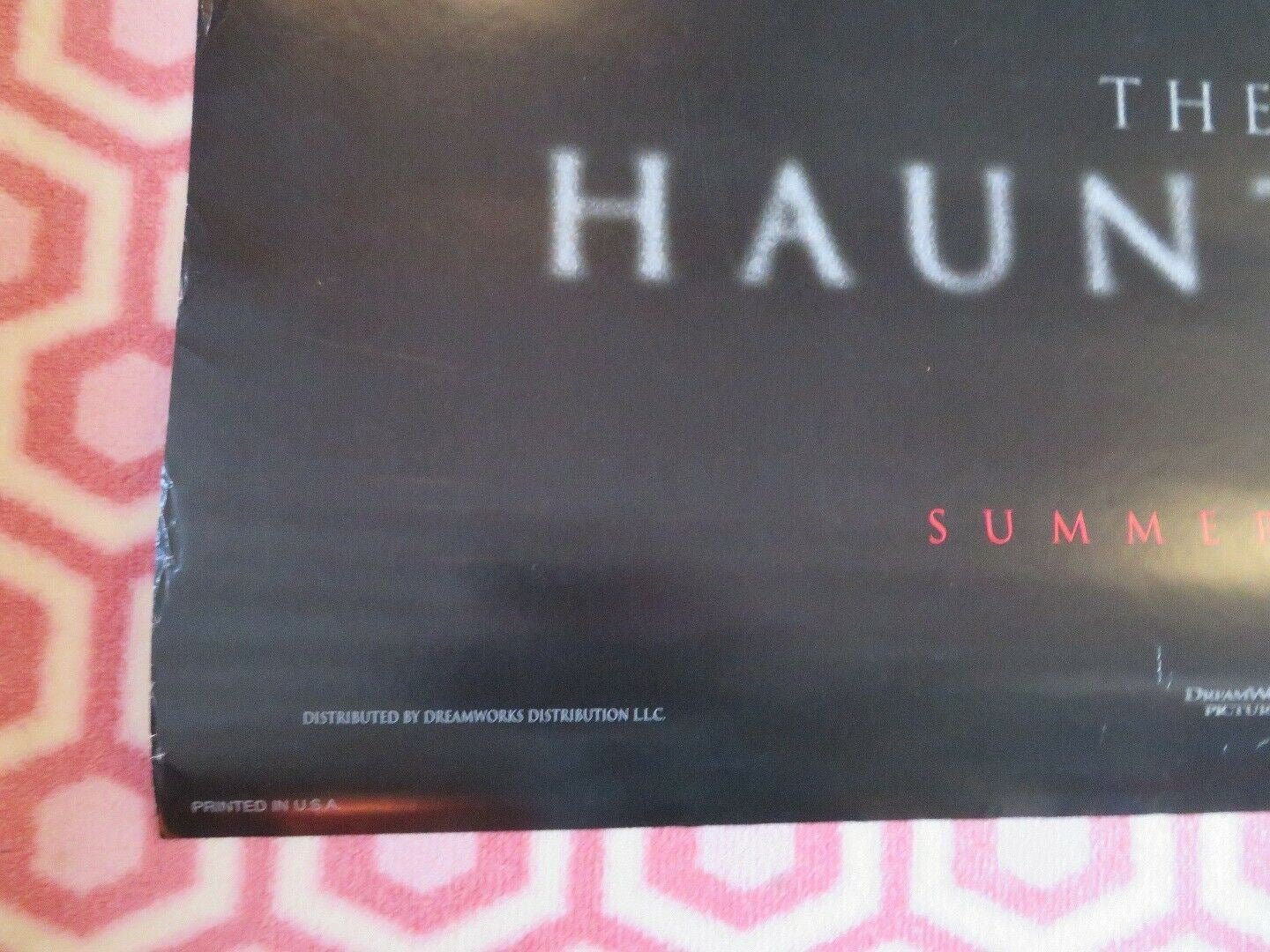 THE HAUNTING US ONE SHEET ROLLED POSTER LIAM NEESON OWEN WILSON '99 - Rendezvous Cinema