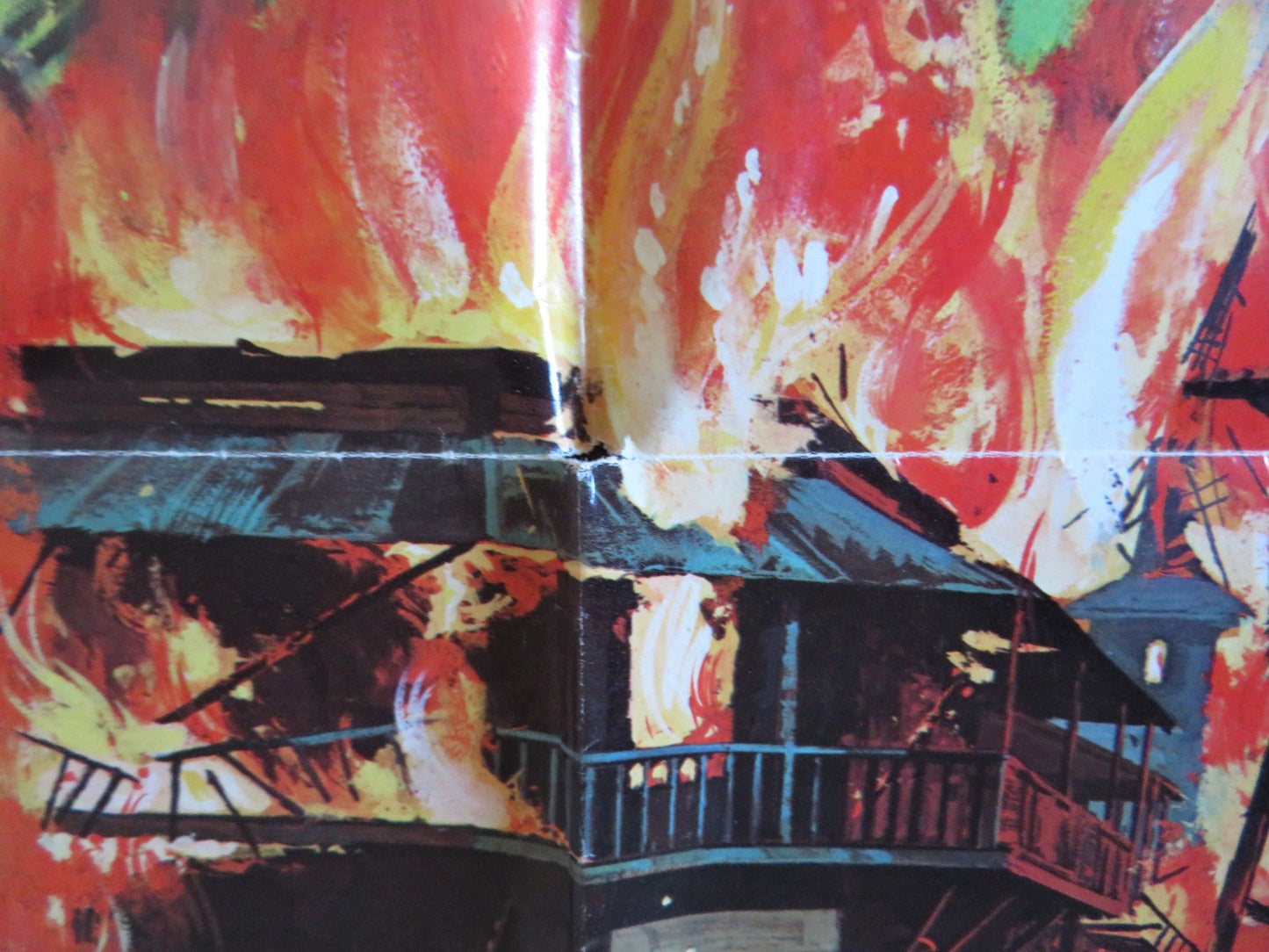 THE HAWAIIANS FOLDED US ONE SHEET POSTER CHARLTON HESTON TINA CHEN 1970 Rendezvous Cinema Movie posters