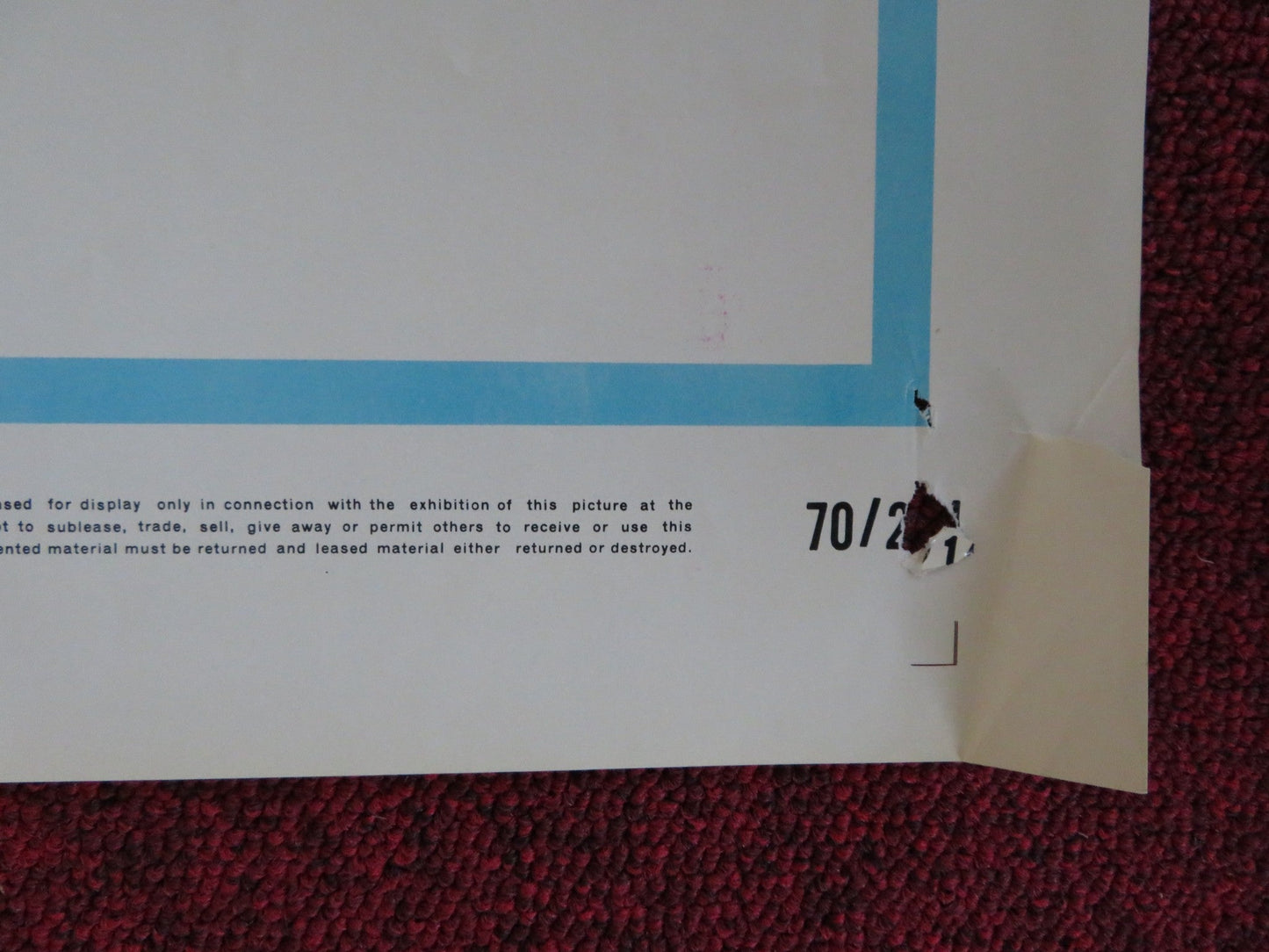 THE HAWAIIANS FOLDED US ONE SHEET POSTER CHARLTON HESTON TINA CHEN 1970 Rendezvous Cinema Movie posters