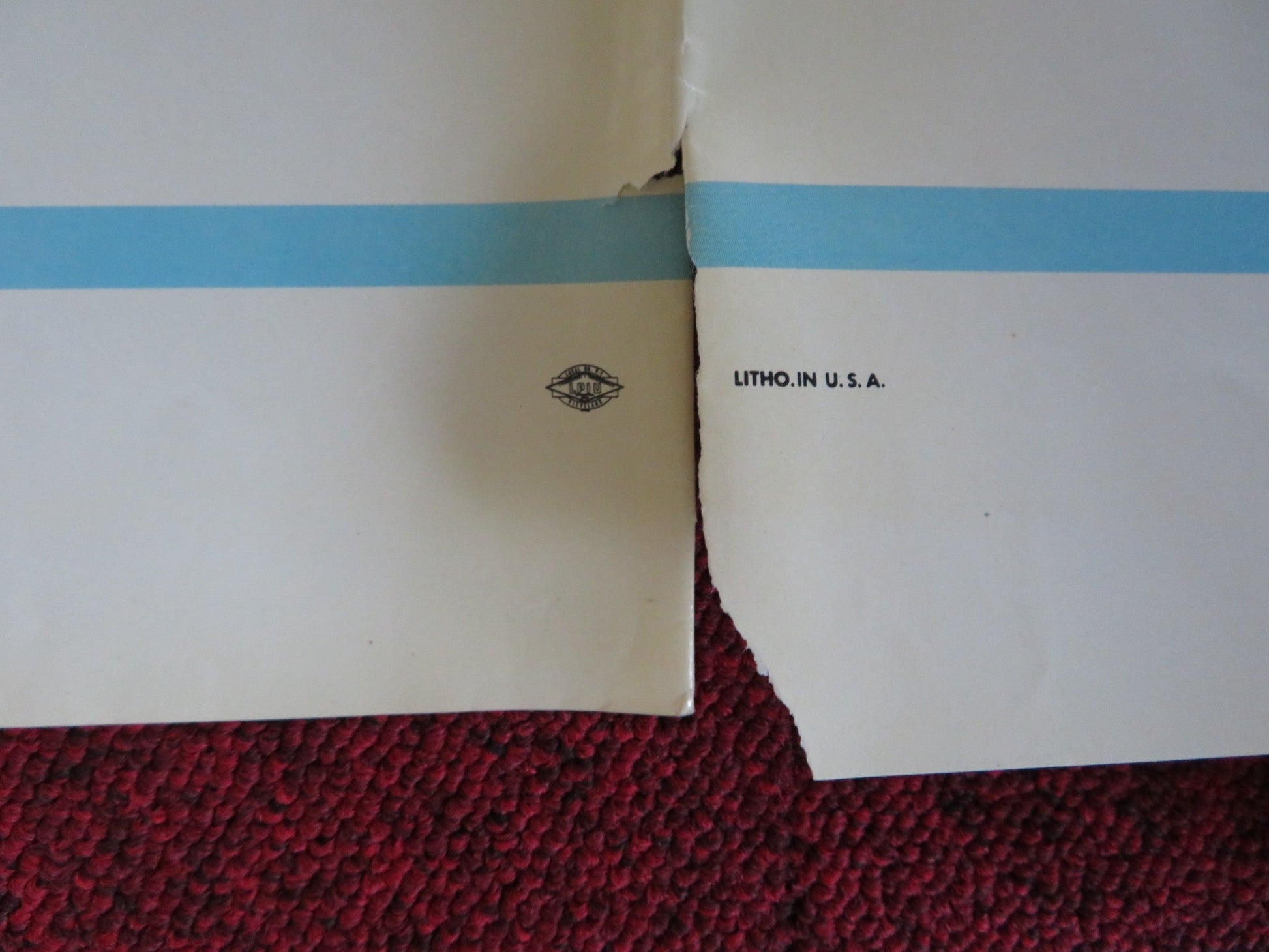 THE HAWAIIANS FOLDED US ONE SHEET POSTER CHARLTON HESTON TINA CHEN 1970 Rendezvous Cinema Movie posters