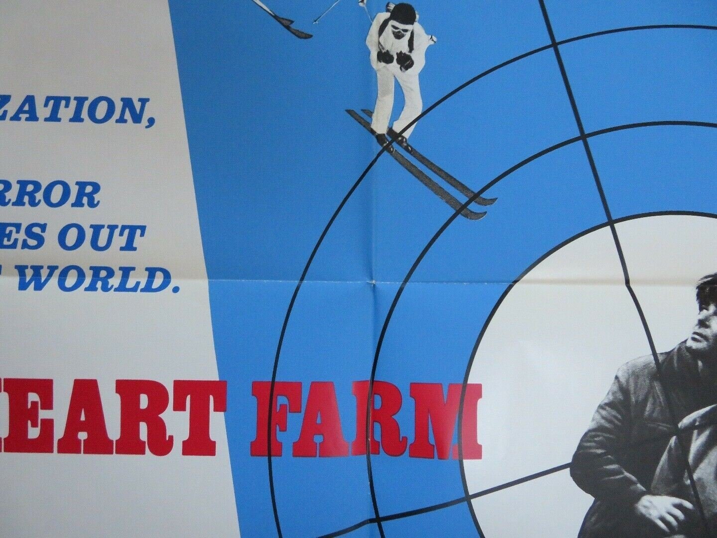 THE HEART FARM / Only Way Out Is Dead US ONE SHEET POSTER SANDY DENNIS Movie posters