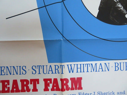 THE HEART FARM / Only Way Out Is Dead US ONE SHEET POSTER SANDY DENNIS Movie posters