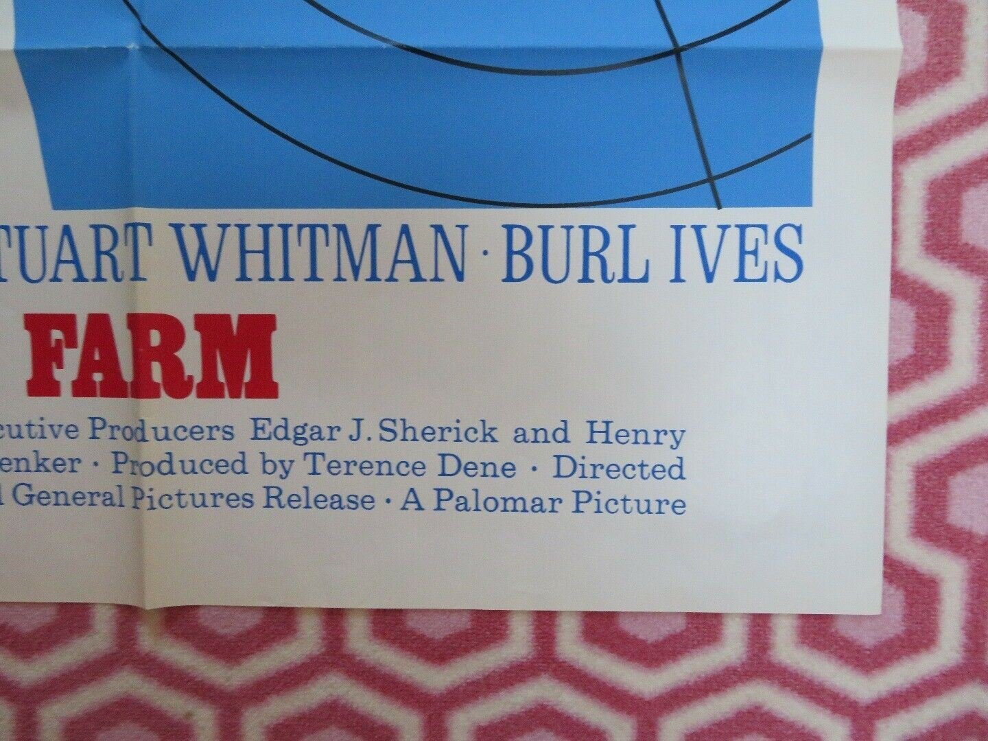 THE HEART FARM / Only Way Out Is Dead US ONE SHEET POSTER SANDY DENNIS Movie posters