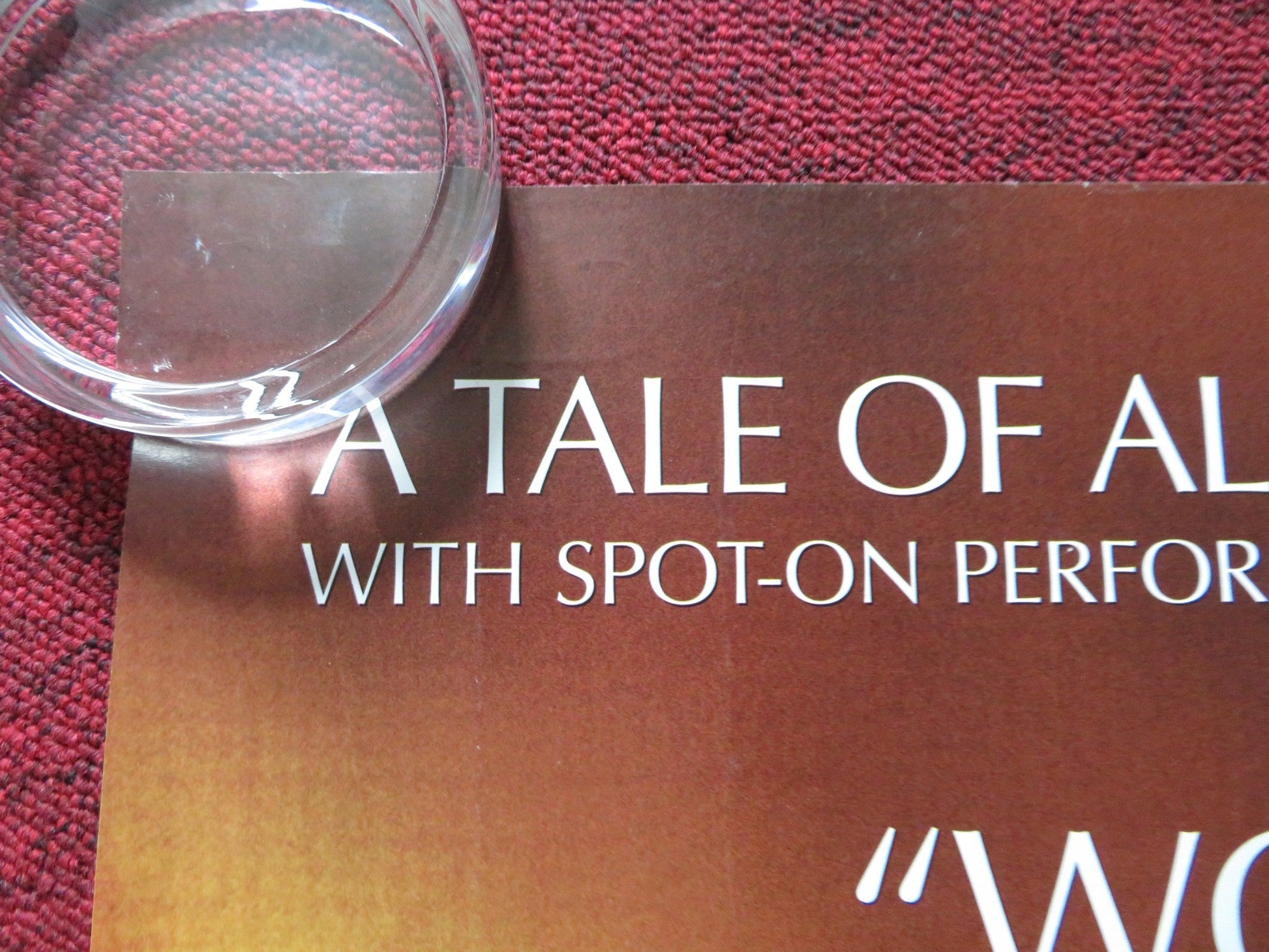 THE HEART OF ME UK QUAD (30"x 40") ROLLED POSTER HELENA BONHAM CARTER 2002 Rendezvous Cinema Movie posters