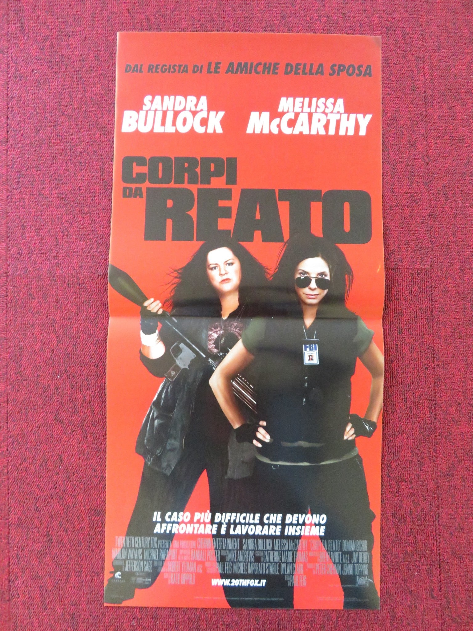 THE HEAT ITALIAN LOCANDINA POSTER SANDRA BULLOCK MELISSA MCCARTHY 2013 Rendezvous Cinema Movie posters