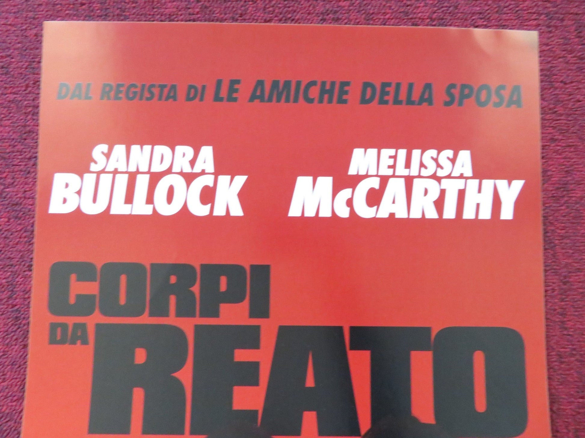 THE HEAT ITALIAN LOCANDINA POSTER SANDRA BULLOCK MELISSA MCCARTHY 2013 Rendezvous Cinema Movie posters