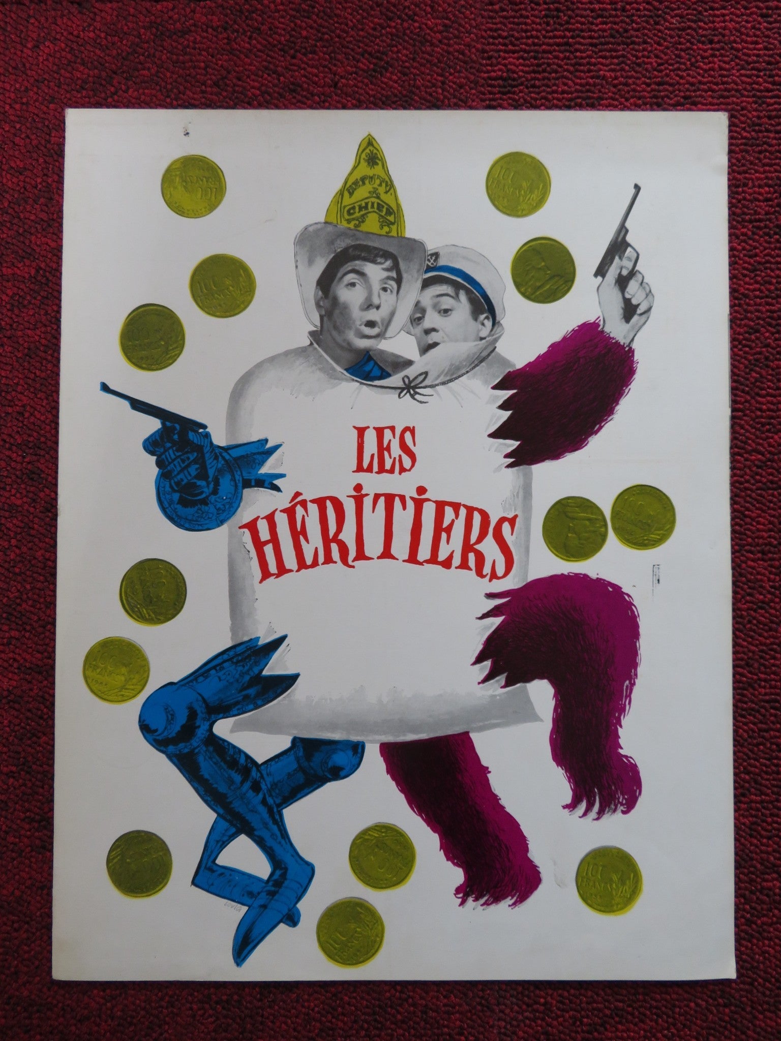 THE HEIRS FRENCH BROCHURE ROGER PIERRE JEAN - MARC THIBAULT 1960 Rendezvous Cinema Movie posters