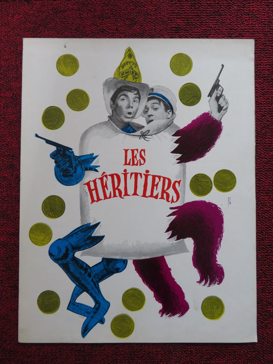 THE HEIRS FRENCH BROCHURE ROGER PIERRE JEAN - MARC THIBAULT 1960 Rendezvous Cinema Movie posters