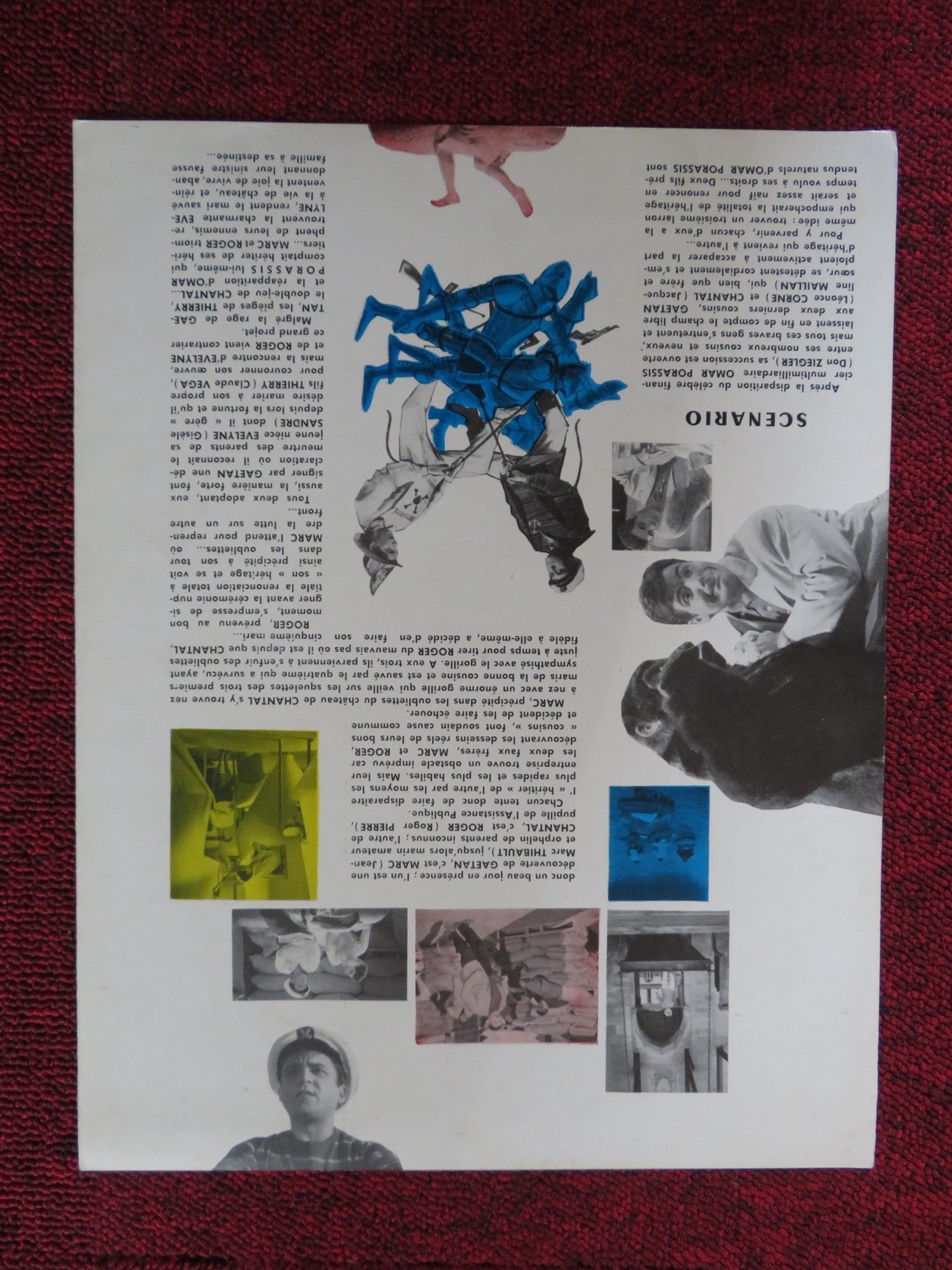 THE HEIRS FRENCH BROCHURE ROGER PIERRE JEAN - MARC THIBAULT 1960 Rendezvous Cinema Movie posters