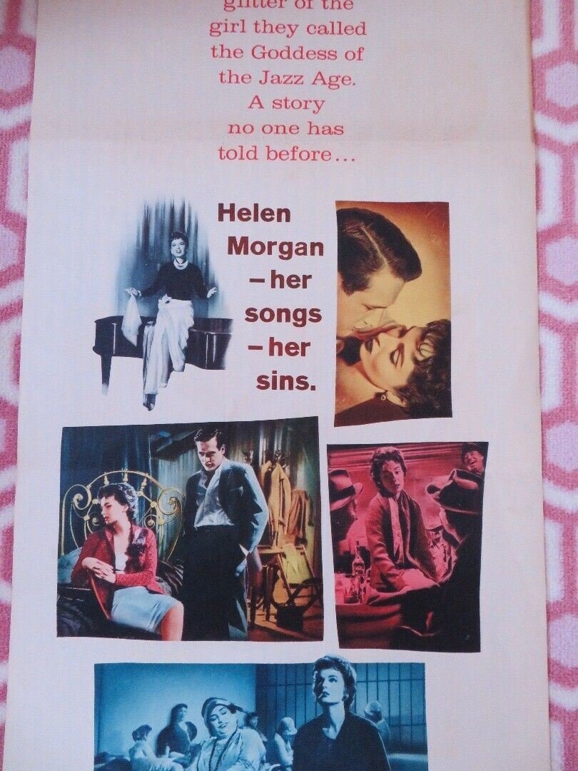 THE HELEN MORGAN STORY US INSERT (14"x 36") POSTER ANN BLYTH PAUL NEWMAN 1957 Movie posters
