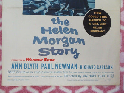 THE HELEN MORGAN STORY US INSERT (14"x 36") POSTER ANN BLYTH PAUL NEWMAN 1957 Movie posters