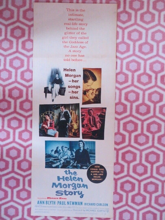 THE HELEN MORGAN STORY US INSERT (14"x 36") POSTER ANN BLYTH PAUL NEWMAN 1957 Movie posters