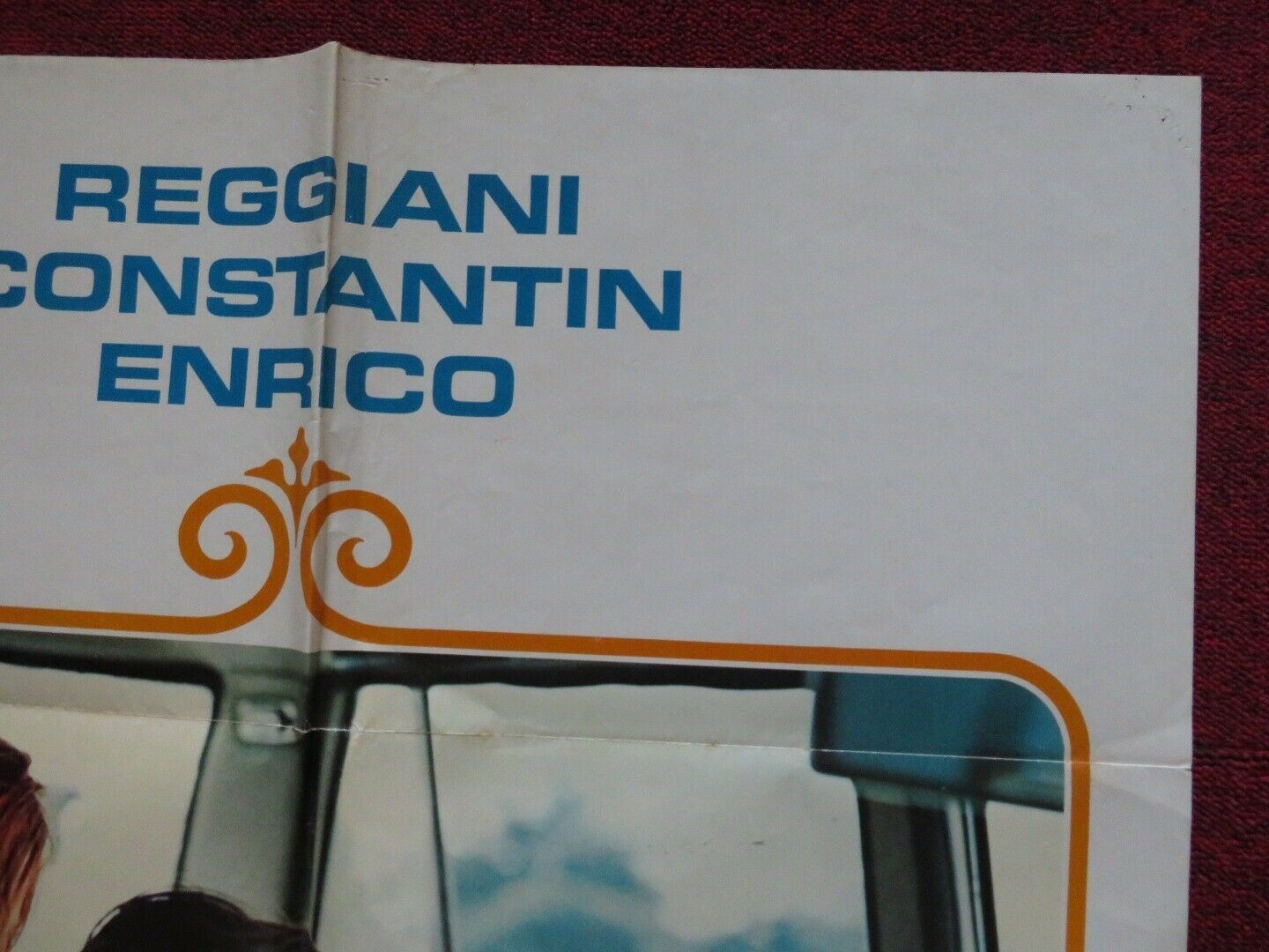 THE HELL BELOW FRENCH ONE SHEET FOLDED POSTER SERGE REGGIANI JULIET BERTO 1974 Movie posters