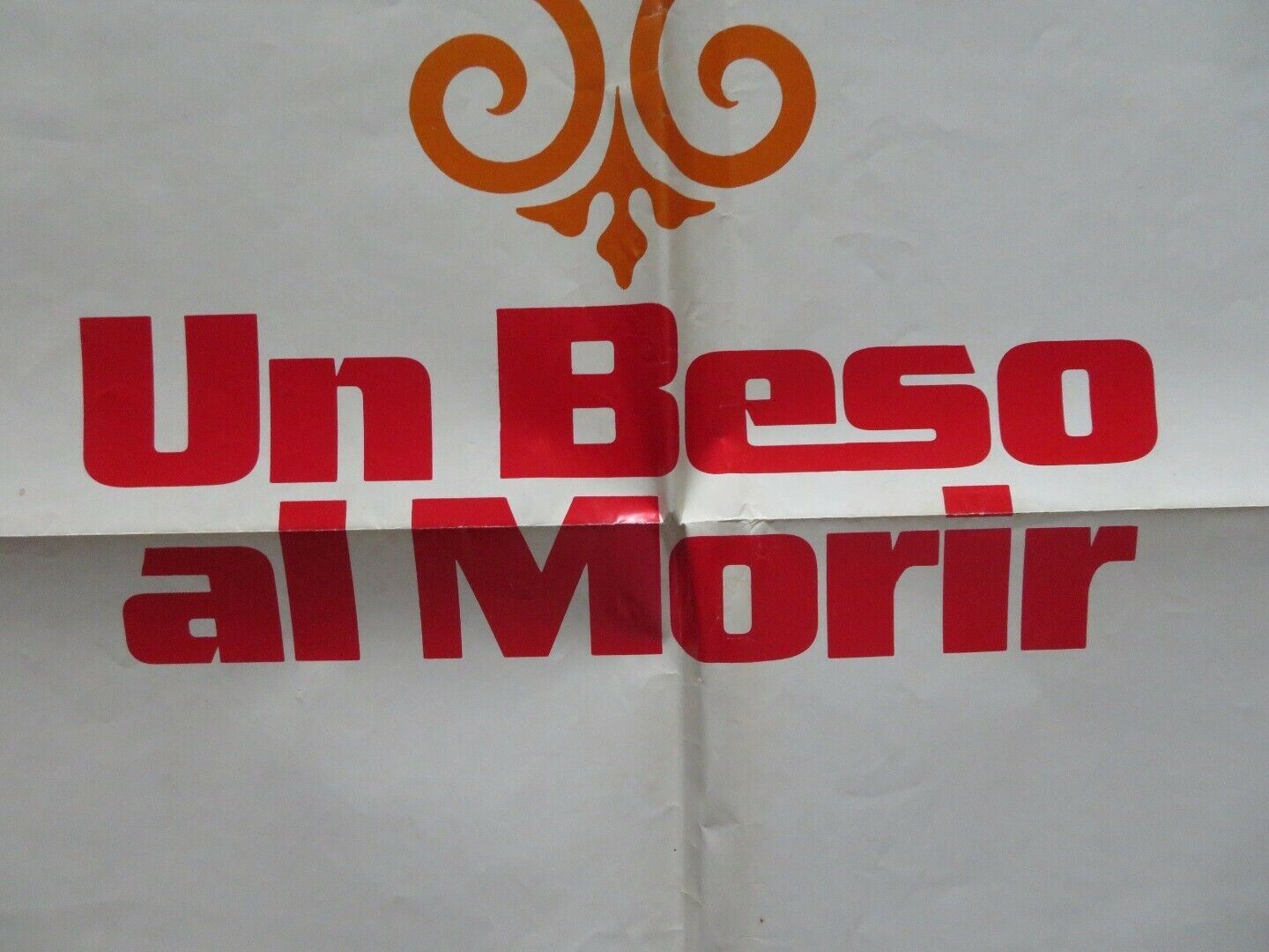 THE HELL BELOW FRENCH ONE SHEET FOLDED POSTER SERGE REGGIANI JULIET BERTO 1974 Movie posters