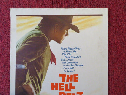 THE HELL BENT KID US INSERT (14"x 36") POSTER DON MURRAY DIANE VARSI 1958 - Rendezvous Cinema
