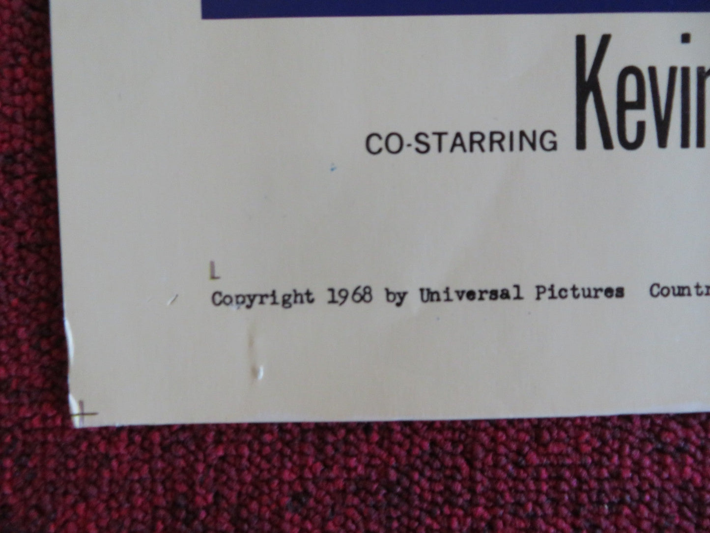 THE HELL WITH HEROES US HALF SHEET (22"x 28") POSTER ROD TAYLOR CARDINALE 1968 Rendezvous Cinema Movie posters