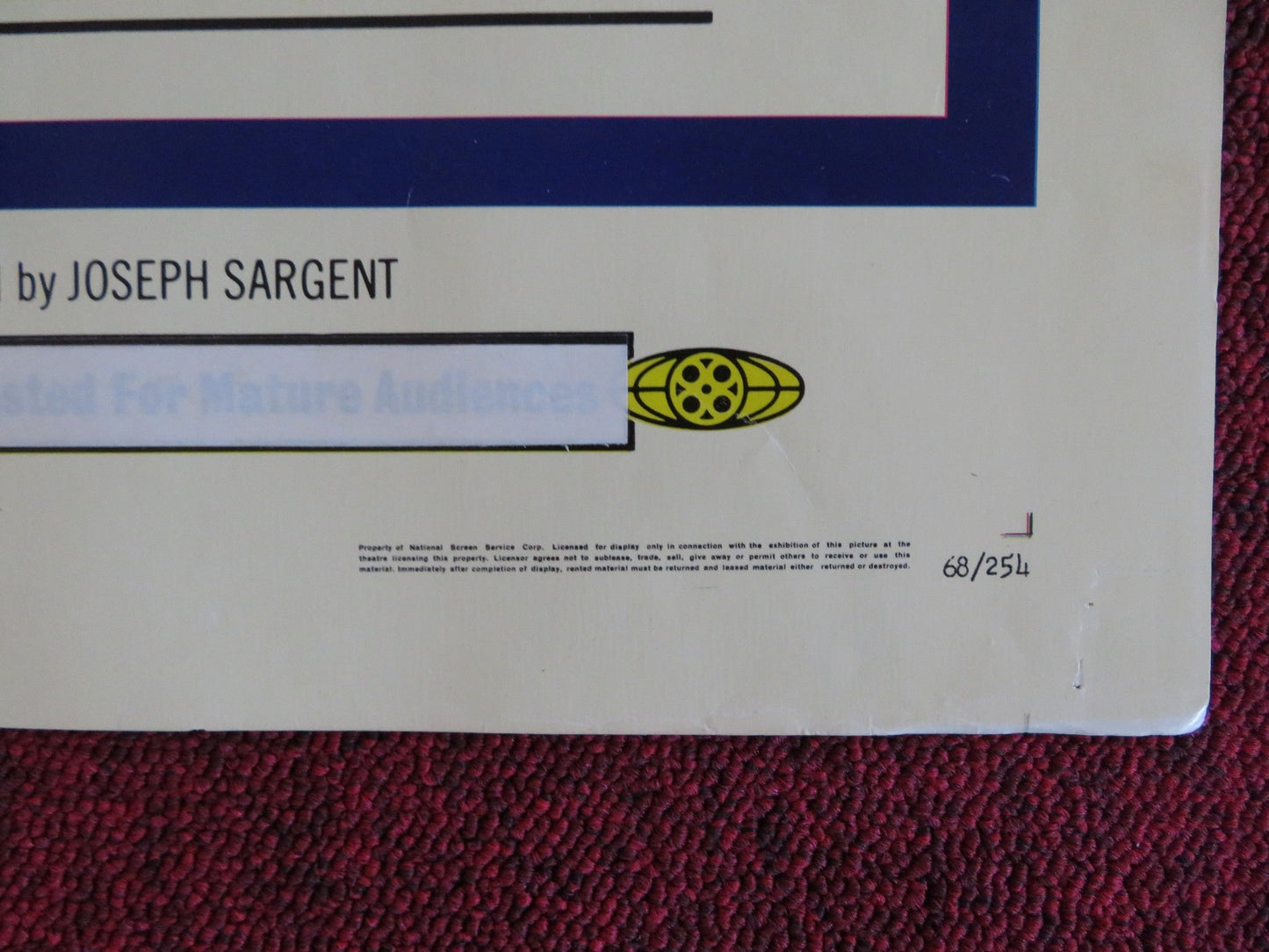 THE HELL WITH HEROES US HALF SHEET (22"x 28") POSTER ROD TAYLOR CARDINALE 1968 Rendezvous Cinema Movie posters