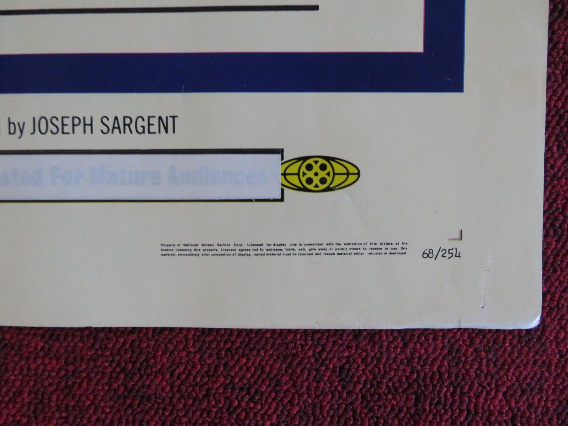 THE HELL WITH HEROES US HALF SHEET (22"x 28") POSTER ROD TAYLOR CARDINALE 1968 Rendezvous Cinema Movie posters