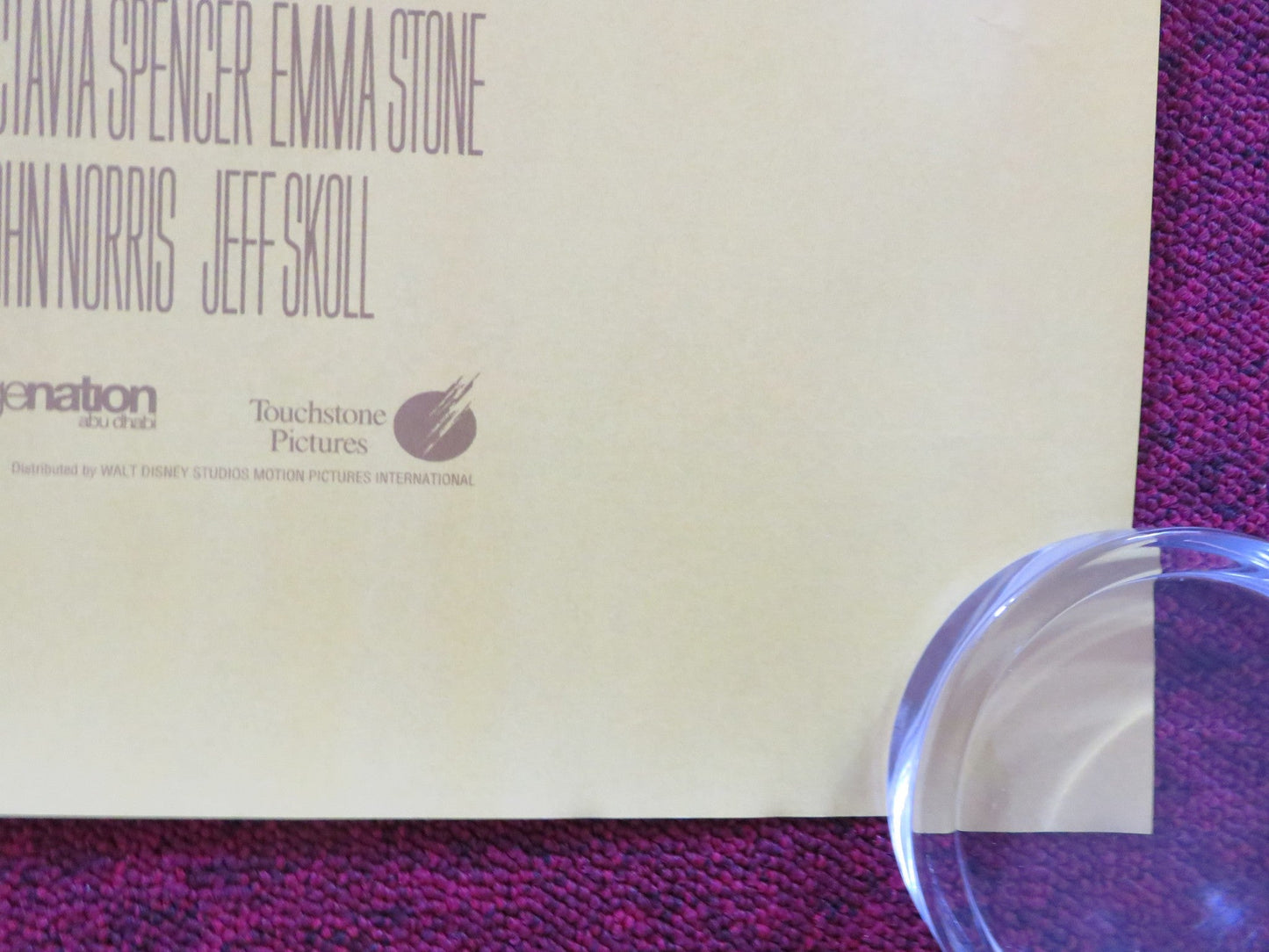 THE HELP UK QUAD (30"x 40") ROLLED POSTER EMMA STONE VIOLA DAVIS 2011 Rendezvous Cinema Movie posters