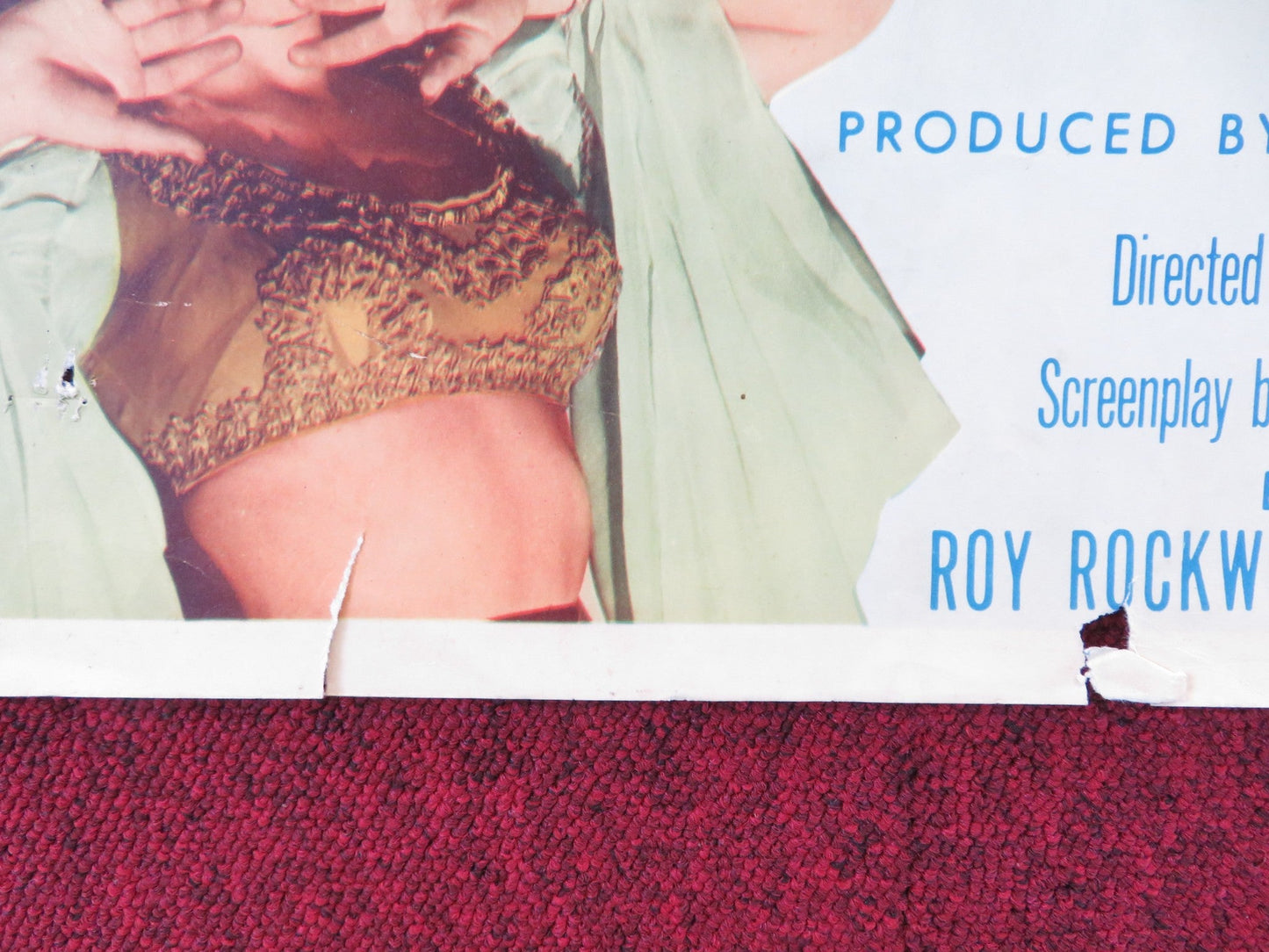 THE HIDDEN CITY US INSERT (14"x 36") POSTER JOHNNY SHEFFIELD SUE ENGLAND 1950 Rendezvous Cinema Movie posters