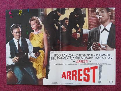 THE HIGH COMMISSIONER - B ITALIAN FOTOBUSTA POSTER R. TAYLOR C. PLUMMER 1968 Rendezvous Cinema Movie posters