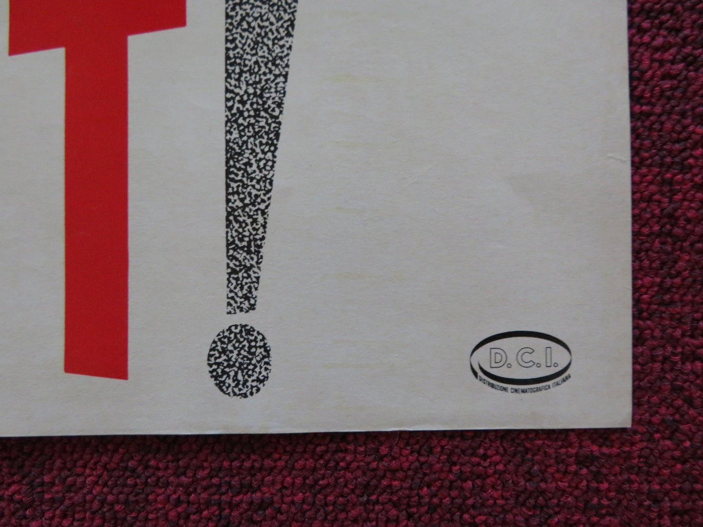 THE HIGH COMMISSIONER - B ITALIAN FOTOBUSTA POSTER R. TAYLOR C. PLUMMER 1968 Rendezvous Cinema Movie posters