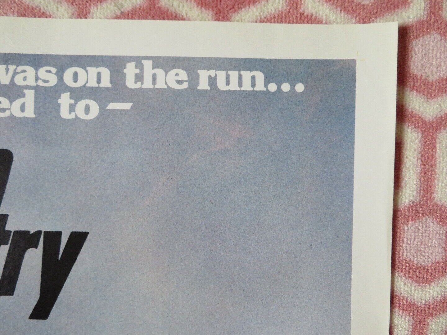 THE HIGH COUNTRY FOLDED US ONE SHEET POSTER TIMOTHY BOTTOMS LINDA PURL 1981 Movie posters