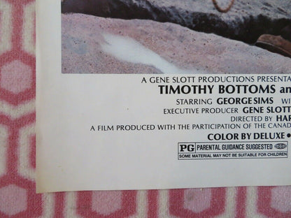 THE HIGH COUNTRY FOLDED US ONE SHEET POSTER TIMOTHY BOTTOMS LINDA PURL 1981 Movie posters